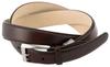 CYPRIS 0975 Egret Leather Belt (Authorized Retailer) (Chocolate)