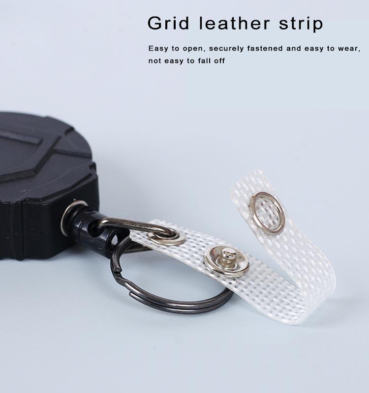 3Pcs Retractable Keychain Multi Tool Carabiner Key Holder ID Badge Carabiner Holder Reel with Belt Clip Anti-Lost Keys Cards Holder