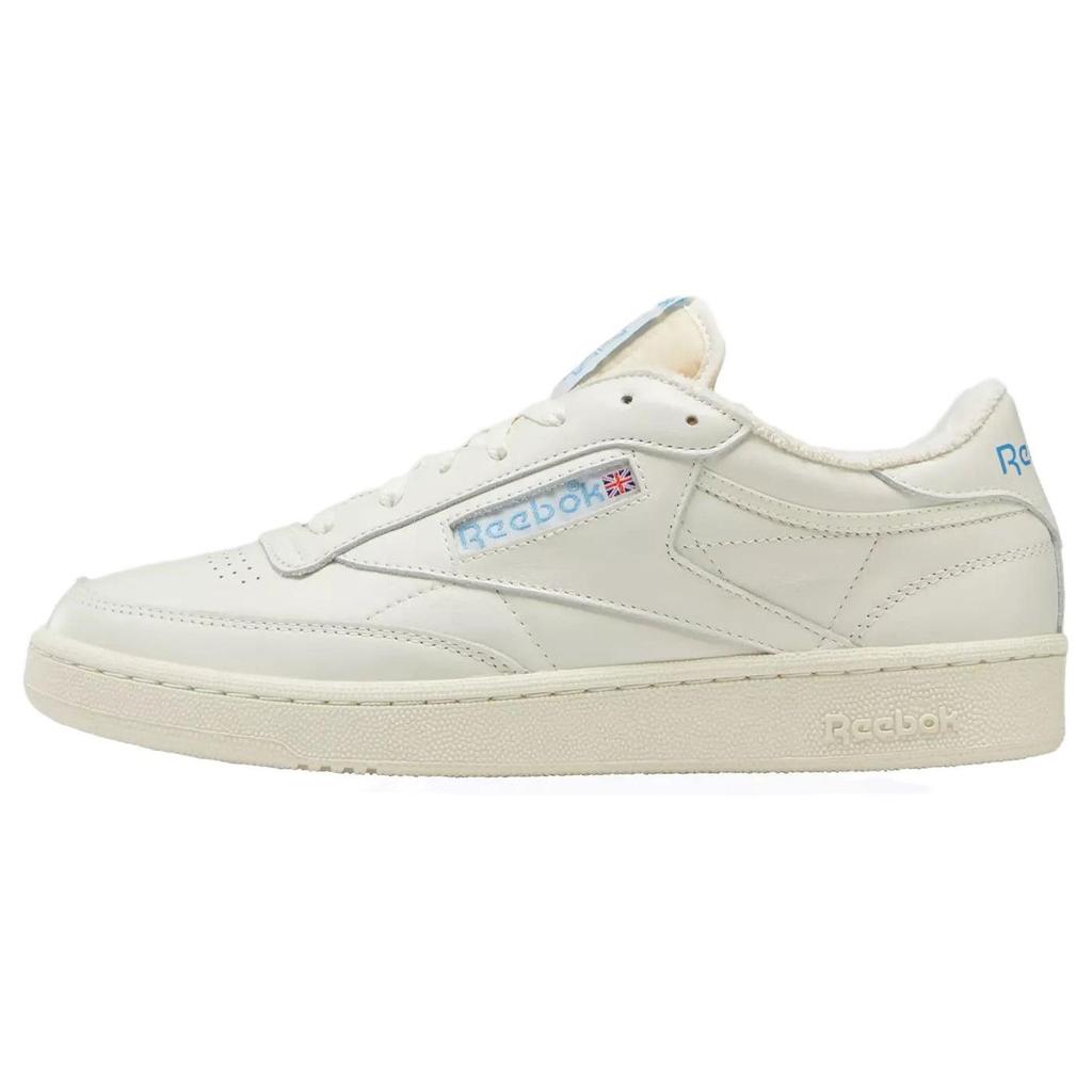 Reebok Club C 85 Vintage Chalk Essential Blue Unisex Sneakers Cream Alabaster 100007794