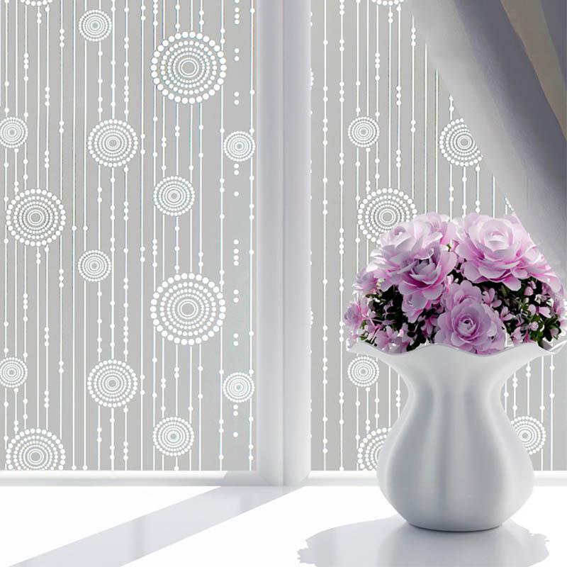 Household Privacy Window Film Frosted Glass Door Film Adhesive Window Cling Stickers Decoration