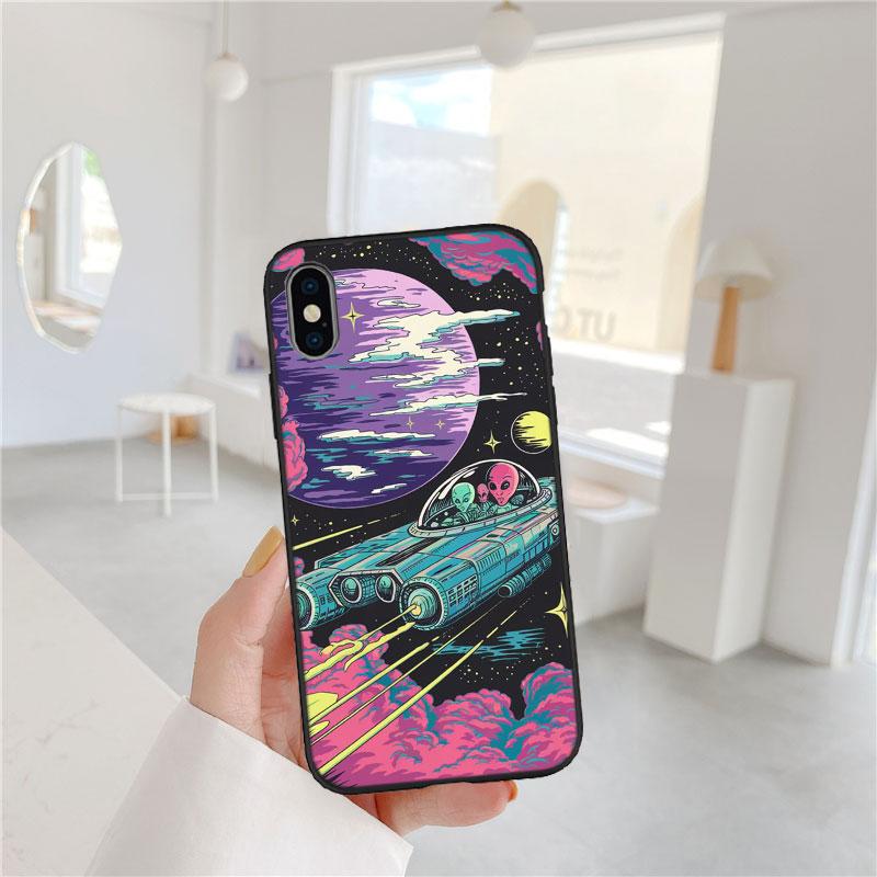 MY25 Space Astronaut Alien UFO Soft Shell Phone Case for Xiaomi Xiaomi Poco M4 M5 M6 M7 X3 X6 X7 F8 Ultra Pro GT NFC
