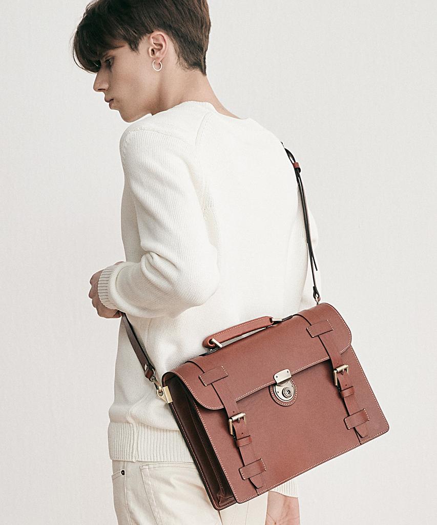 Brogue And Morrow Alx Bag (L/Brick)