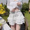 Fashion Summer Spring Black White Pleated Panties Women Pumpkin Cute Panties Bow Knot Lolita Safety Shorts Vintage Pants Victorian Bloomers Women's