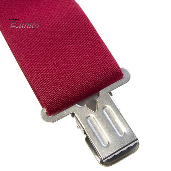 Мужские подтяжки, высокоэластичные, регулируемые, 4 прочных зажима, X сзади, нескользящее украшение, удобные в ношении, широкие мужские подтяжки для брюк, модный аксессуар