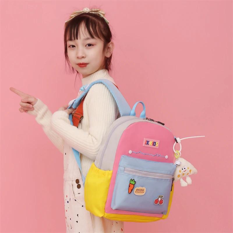 Мягкая задняя молния школьные сумки для женщин удобные для переноски нейлоновые снижение нагрузки детская сумка высокое качество мода