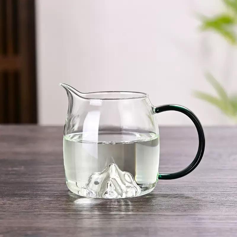 400 мл Guanshan термостойкий стеклянный чайный кувшин Fair Cup Kung Fu Tea Set Chahai Tea Ceremony Glass Serviсe Tea Cup Coffee Pot