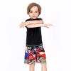 Kids' Sun Protection Two-Piece: Short Sleeve Casual Beachwear & Loose Pants for Boys & Girls
