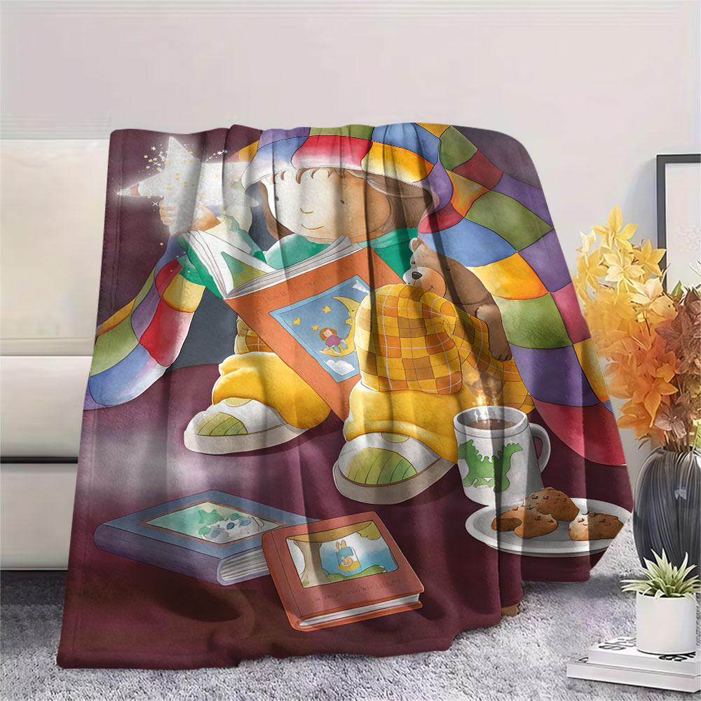 Lauras Stern Blanket, High quality Comfortable for All Seasons, Home Decor, Warmth and Comfort