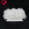 1 Meter Fancy Soft Fluffy Dyed Colorful Turkey Marabou Feather Ribbon Lace Trim 6-8 CM Party Dress Garment Decoration Fringe