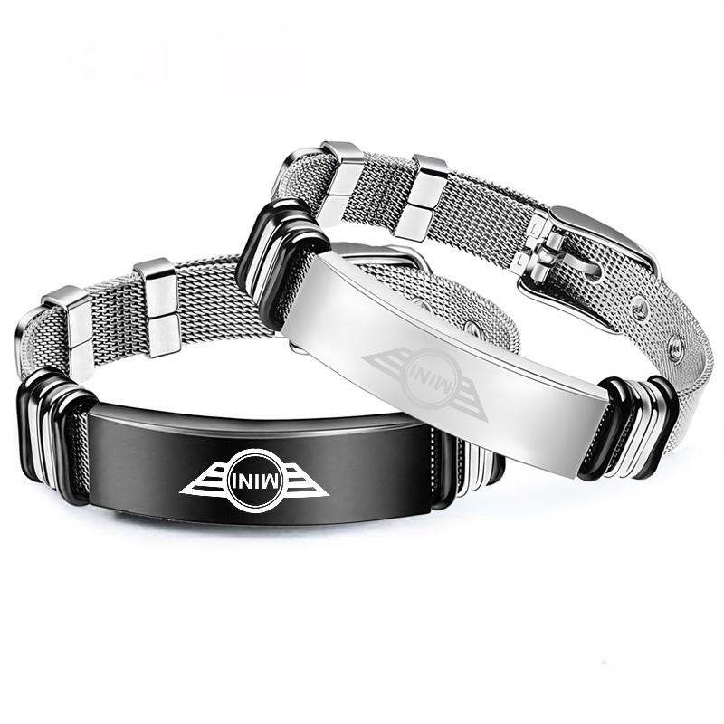 Adjustable Stainless Steel BMW Logo Bracelet Women Men Gift For BMW G30 G32 G01 G02 G05 G06 G07 G26 G23 G22 F40 F20 G08 G16 G14 CC2