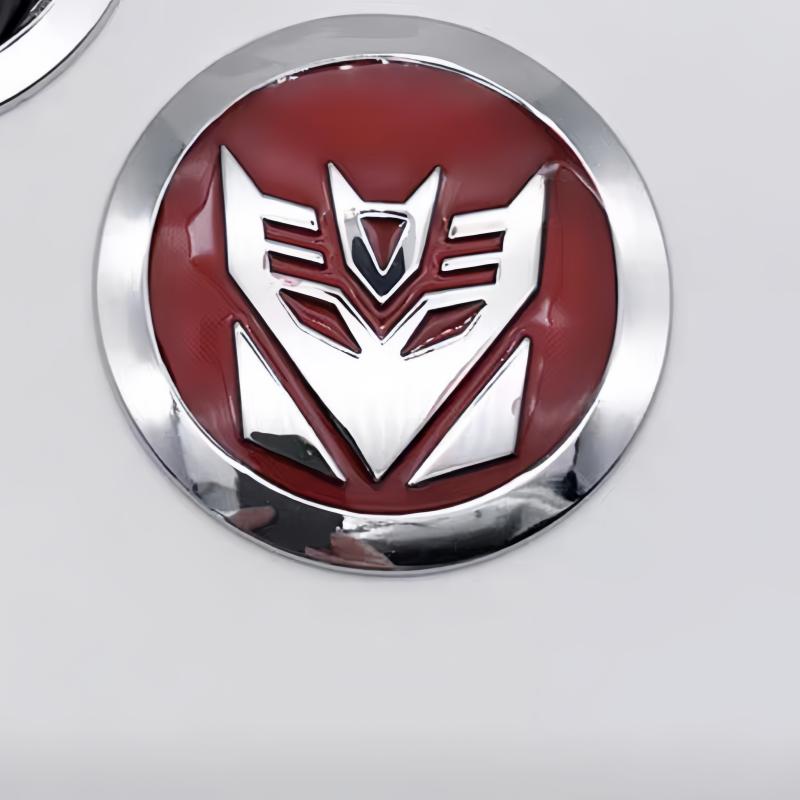 3D металлический хромированный значок Transformers Autobot наклейка на автомобиль 65 мм Deception