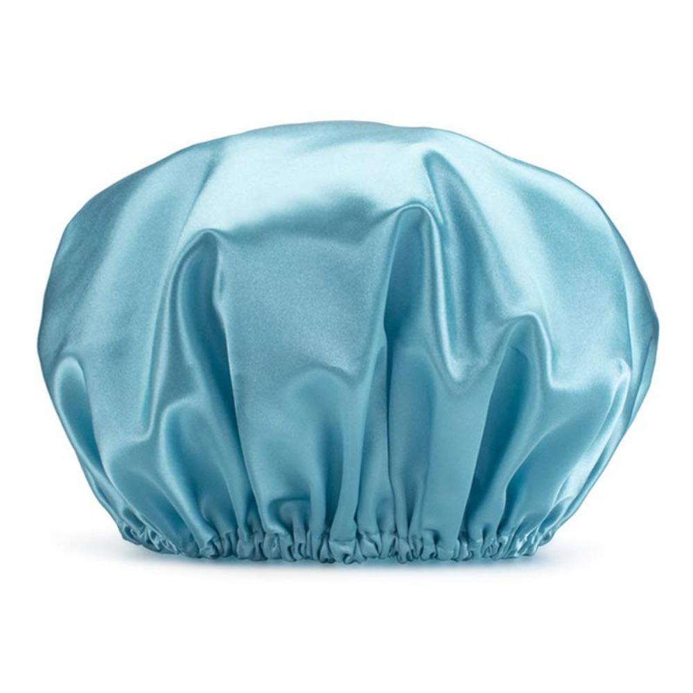 Reusable Bath Hair Cap Thickened Double Drying Hair Cap New Waterproof Shower Caps  for Women