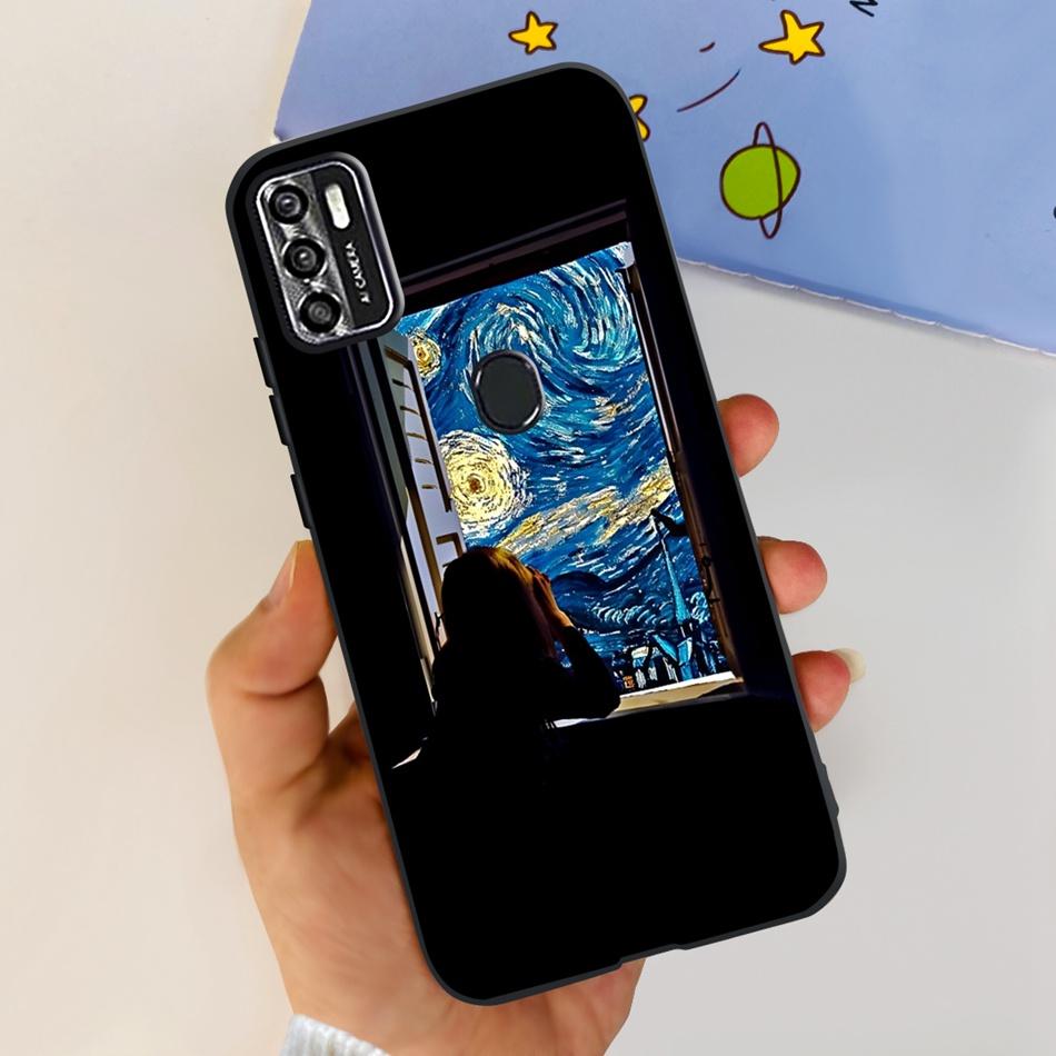 Для ZTE Blade A7s 2020 Чехол Zte A7020 Blade A7s 2020 Модный Крутой Рисунок Черный Силиконовый Мягкий Чехлы для Телефона