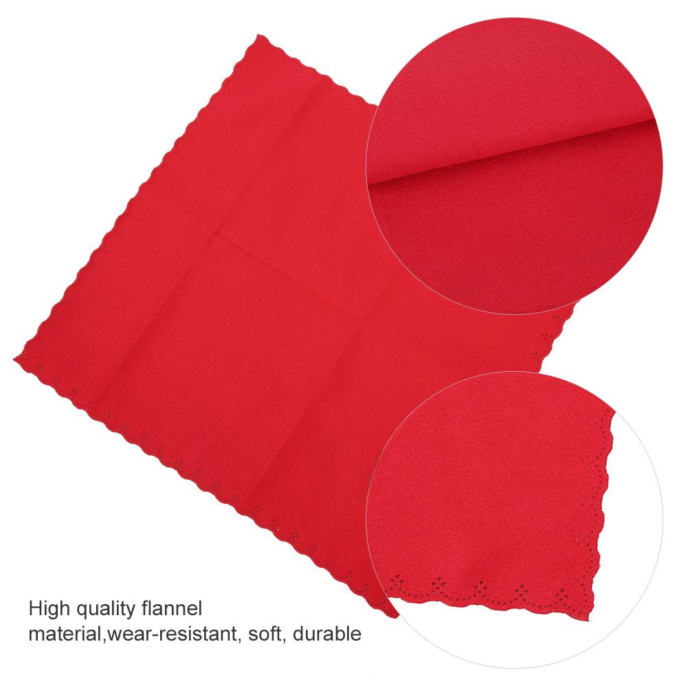 5 Pcs Five Color Soft Durable Guitar Piano Violin Sax Musical Instrument Cleaning Polish Cloth