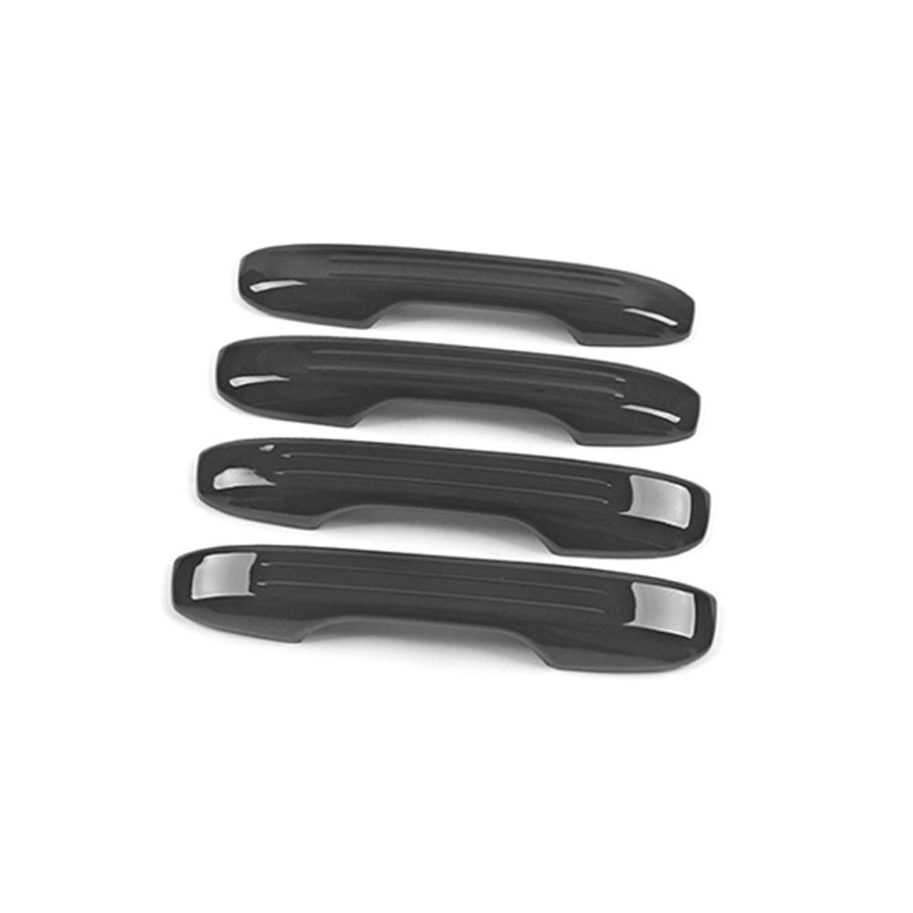 4xHigh Quality Gloss Black Smart Door Handle Cover Trim For Honda Civic 11th 202