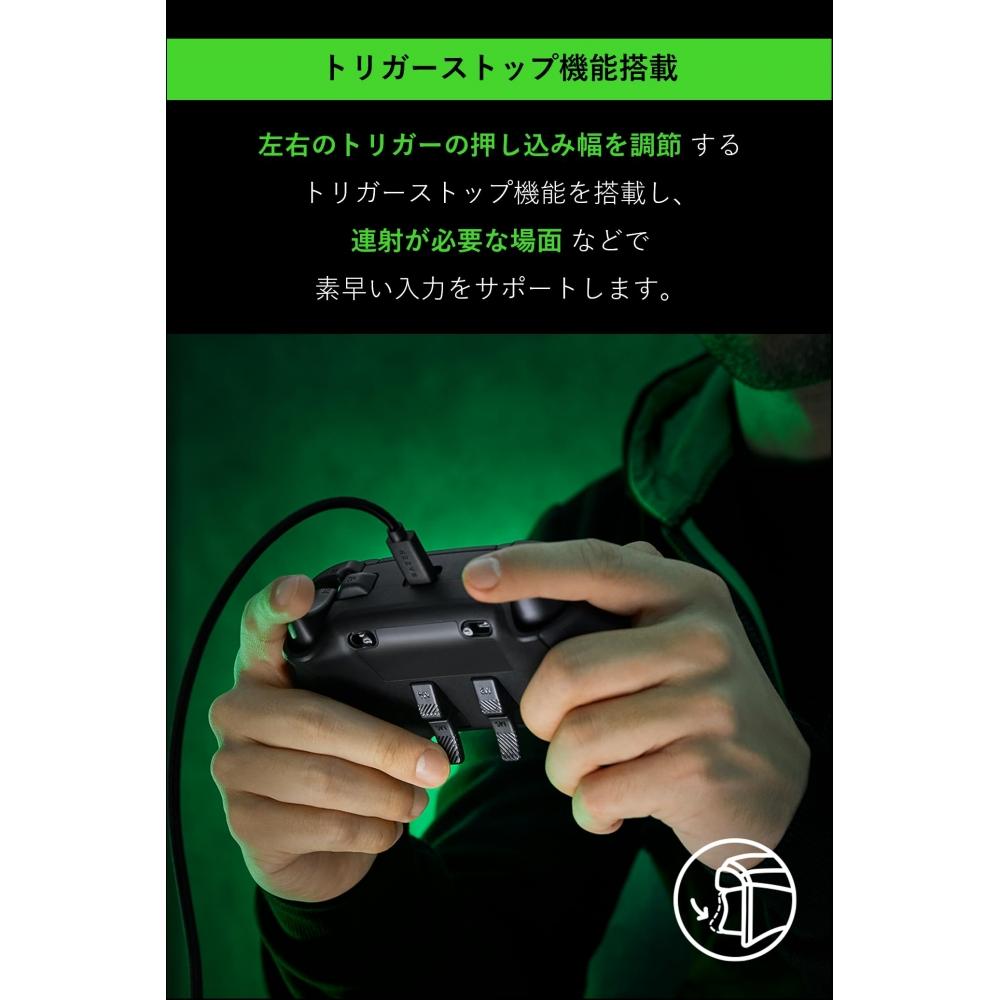 Razer Wolverine V2 Chroma Controller for PC & XBOX Mecha Tactile Action Buttons Direction Key Buttons Can Be Assigned 6 Multi-function Buttons Hair Tr