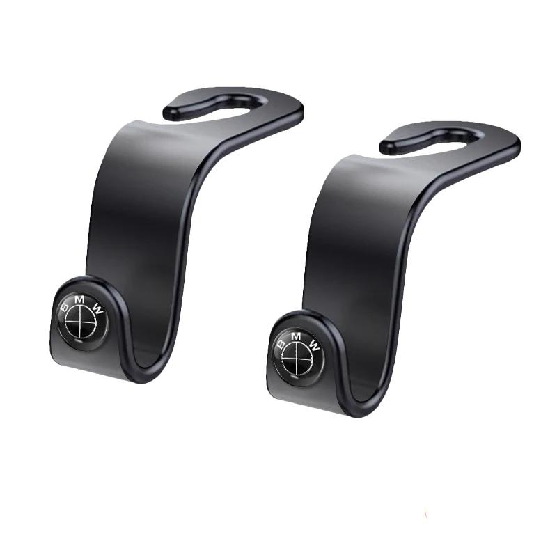 HVHG7 For BMW Hot Car Seat Headrest Hook Auto Back Seat Storage Organizer Hanger For BMW M 50th E46 E90 E49 F30 F80 E36 E46 E93 E92 F3