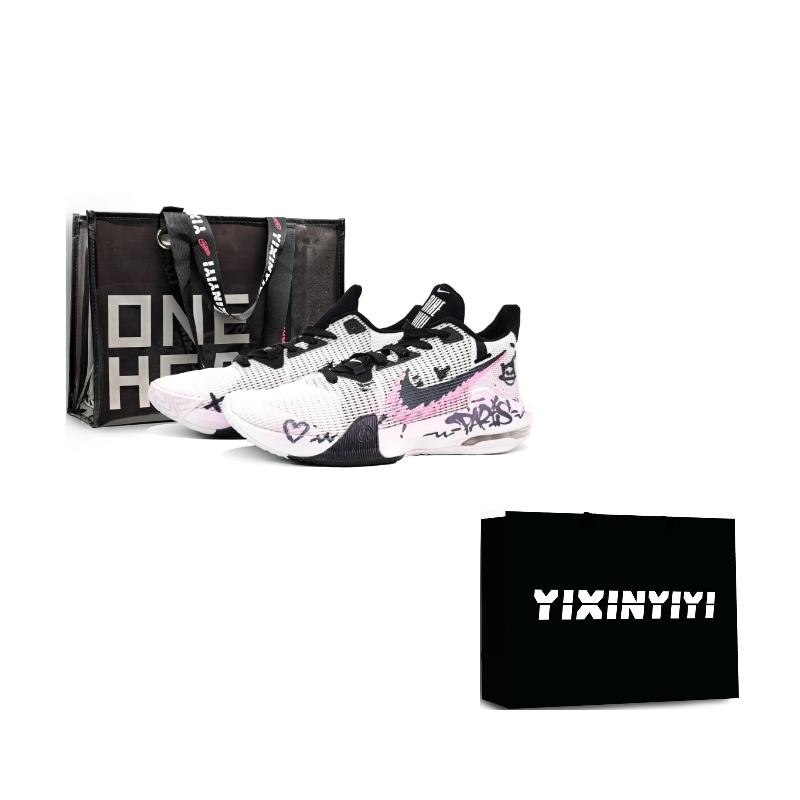 Nike Air Max Impact 3 Нескользящие Устойчивые к истиранию Низкие Баскетбольные кроссовки Мужские Энергичный розовый DC3725-100(Команда400-)