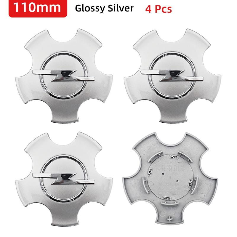 4pc 53mm/100mm/110mm Car Wheel Center Hub Caps Cover Emblem Accessories For Opel Insignia Corsa Antara Astra Zafira Omega Vectra