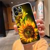 Чехол для телефона Для iphone 17ProMax Air 16 15 14 13 Pro Max 15 16 Pro 15Plus Красивый Цветок подсолнух