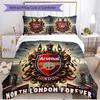 3pcs Duvet Cover Set (1*Duvet Cover + 2*Pillowcase, Without Core), football team.C Print Soft All‑Season Bedding Set, Home Bedroom Decor Gift