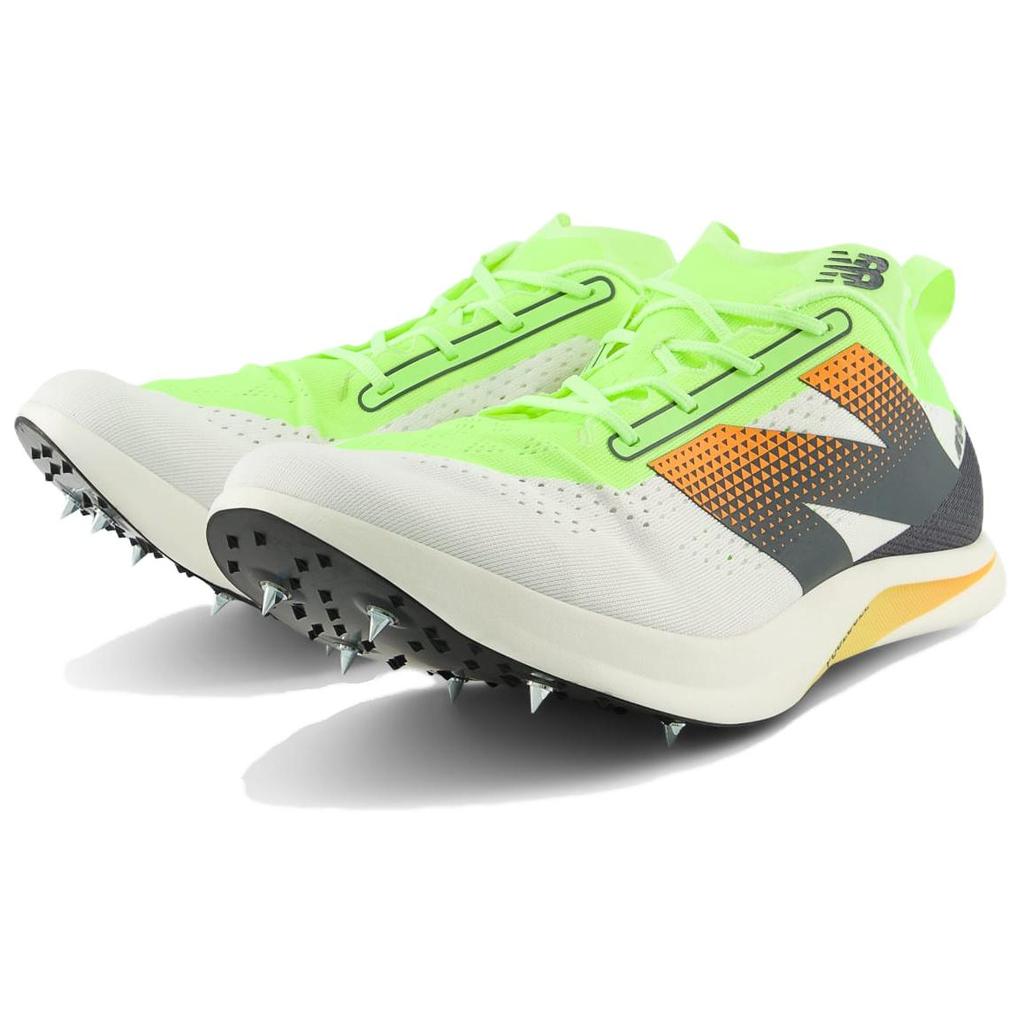 New Balance Кроссовки FuelCell SuperComp MDXv3 White Bleached Lime Glo Men Sneakers Hot-Mango UMDELRSF