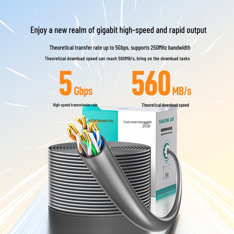 Shanze Cat6 Gigabit Ethernet Bulk Cable