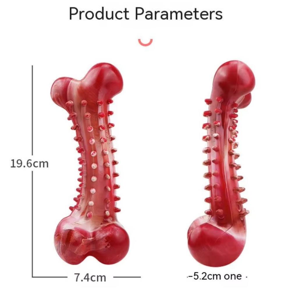 Dog Toys Teeth Sharpening Cleaning Dog Bones Natural Rubber Training Stiff Durable Chew Toys for Medium Large Dogs Pets Supplies