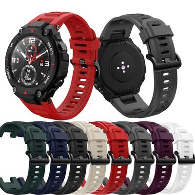 Мягкий силиконовый ремешок для браслета для Huami Amazfit T-REX, спортивный ремешок, сменный ремешок для часов для Xiaomi Huami Amazfit T-rex Pro Correa