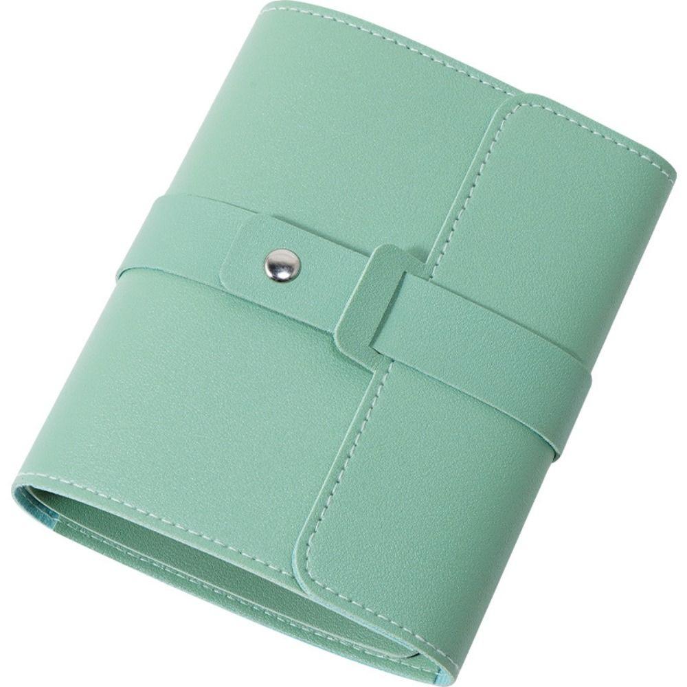 Cortical PU Studs Earrings Storage Boxes Solid Color Earrings for Storing Book  Women