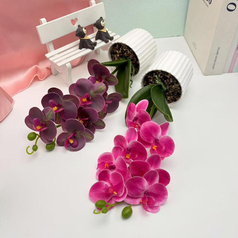 Faux Butterfly Orchid Floral Arrangement For Party Decorations And Home Styling