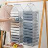 Wardrobe Hanging Storage Bag Cabinet Organizer For Pants Socks T-Shirt Underwear Organizer Hanging Closet Organizer