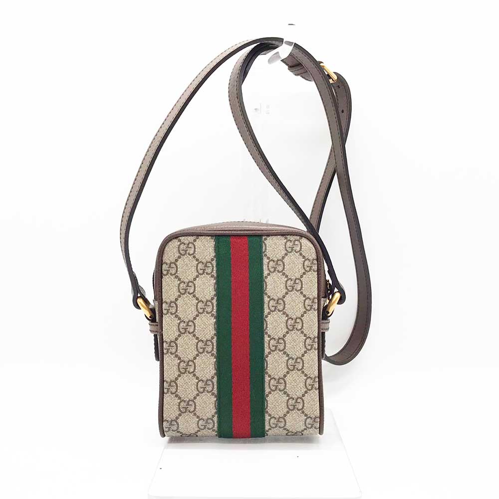 Б/у Сумка GUCCI на плечо бежевая ПВХ/кожа Женская