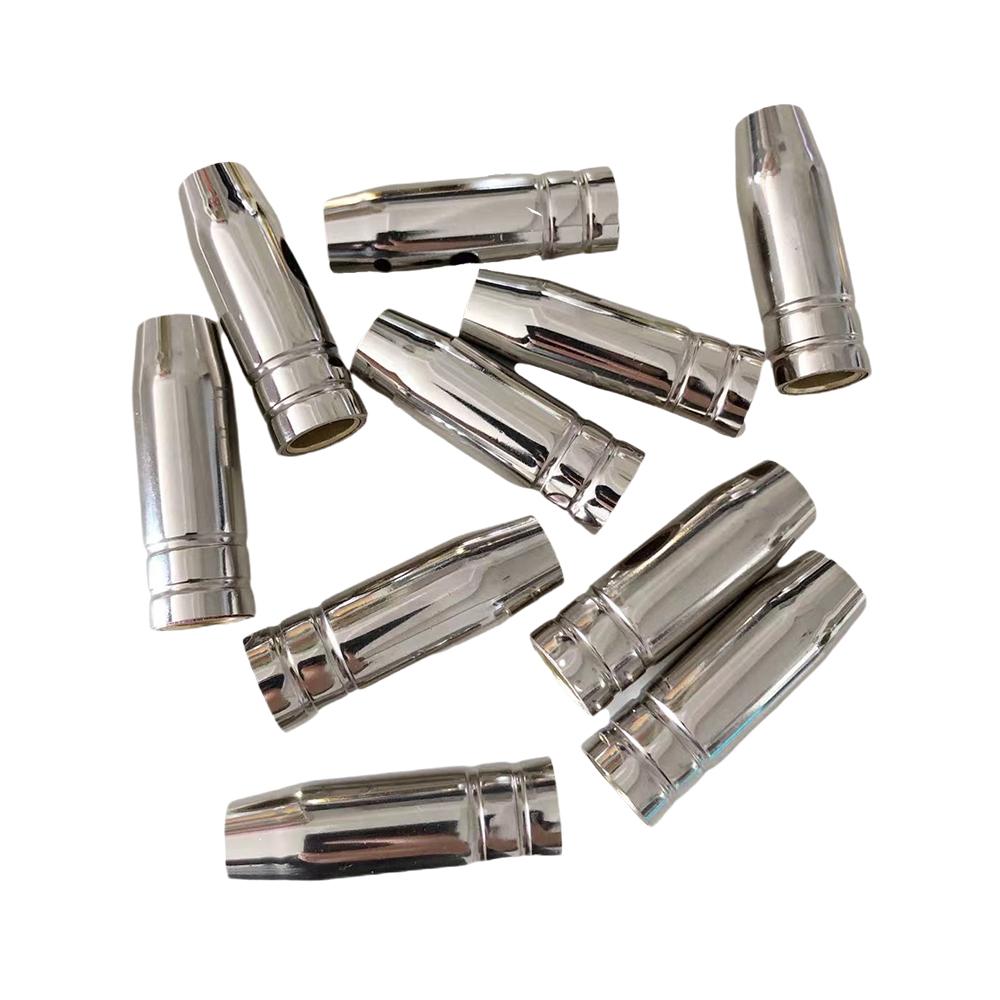19Pcs 15AK Welding Torch Consumables Tips 0.8mm/1.0mm/1.2mm Gas Nozzle Tip Holder MIG MAG M6