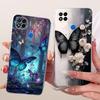 Мягкий прозрачный силиконовый чехол для телефона Xiaomi Redmi 9C NFC Чехол Redmi 9 Индия Чехол с рисунком Мультяшный Кот Дракон Цветок Бабочка