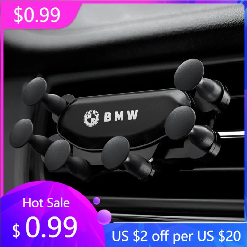2025 Hot Car Interior Air Vent Clip Mount No Magnetic Mobile Phone Holder For BMW M X1 X5 X6 X7 Power E46 E39 Accessories