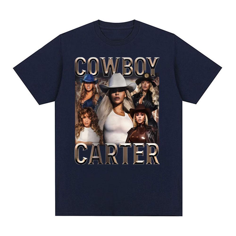 Бейонсе Cowboy Carter Тур 2026 Графические Футболки Унисекс Женская Мода Тренд Уличная Мода Футболки Повседневный Комфорт 100% Хлопок Футболка
