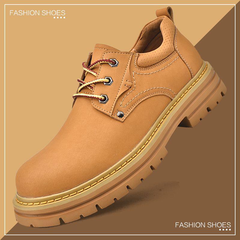 Кожаные ботинки martin Мужские низкие рабочие ботинки