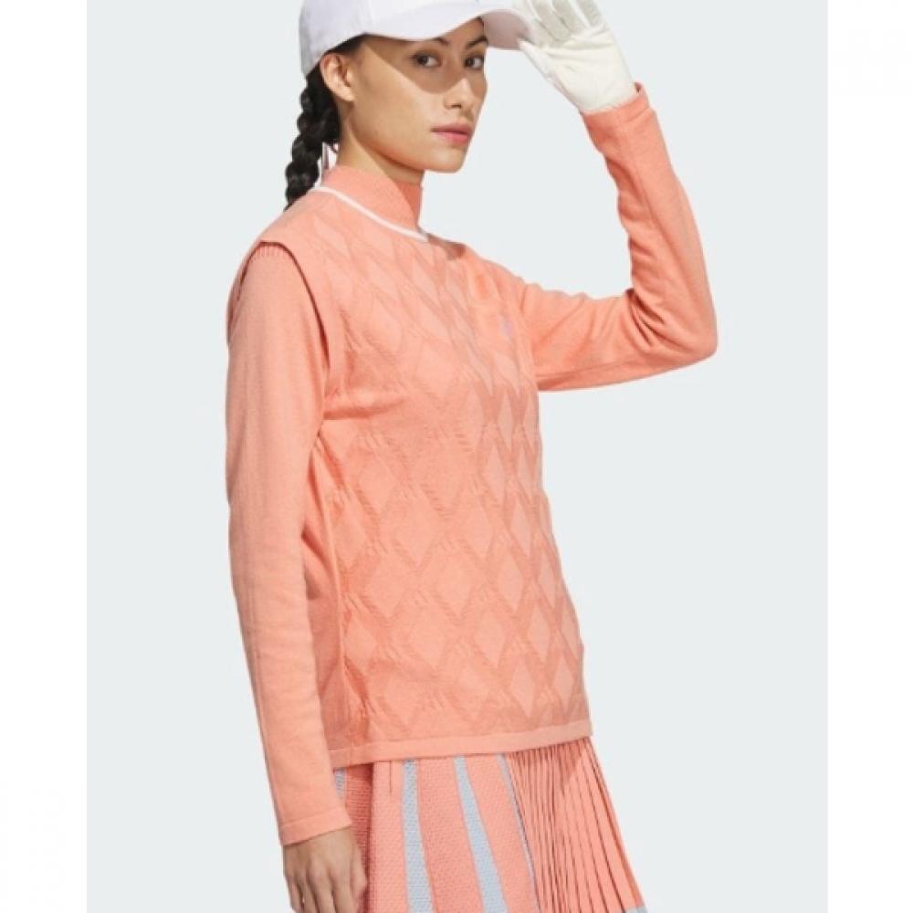 Adidas Гольф женский S FW 2 в 1 длинный рукав трикотажный жилет Hz6117