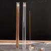 6Pcs Incense Stick Tube Clear Acrylic Detachable Airtight Lid Incense Holder Desktop Incense Burner Yoga Meditation Incense