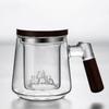 with Lid Glass Tea Cup with Tea Infuser High Borosilicate Glass Clear Teapot Tea Pitcher  Home Use