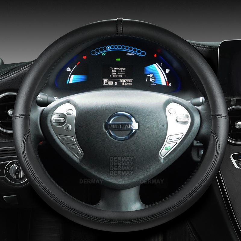 Для Nissan Leaf ZE0/AZE0 ZE1 2010~2023 Чехол на руль автомобиля из ПУ-кожи Высокое качество Быстрая доставка Автоаксессуары
