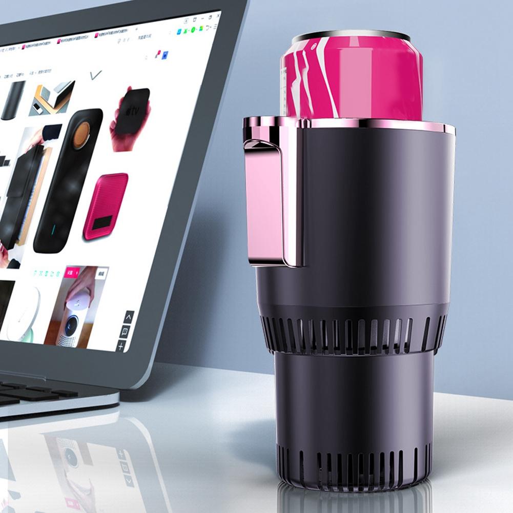 Car Hot and Cold Cup Heating Fast Cooling Cup with Temperature Digital Display for Office