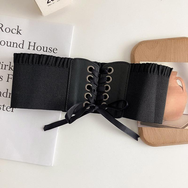 Женский модный пояс на шнуровке с эластичной талией - Универсальный и стройнящий