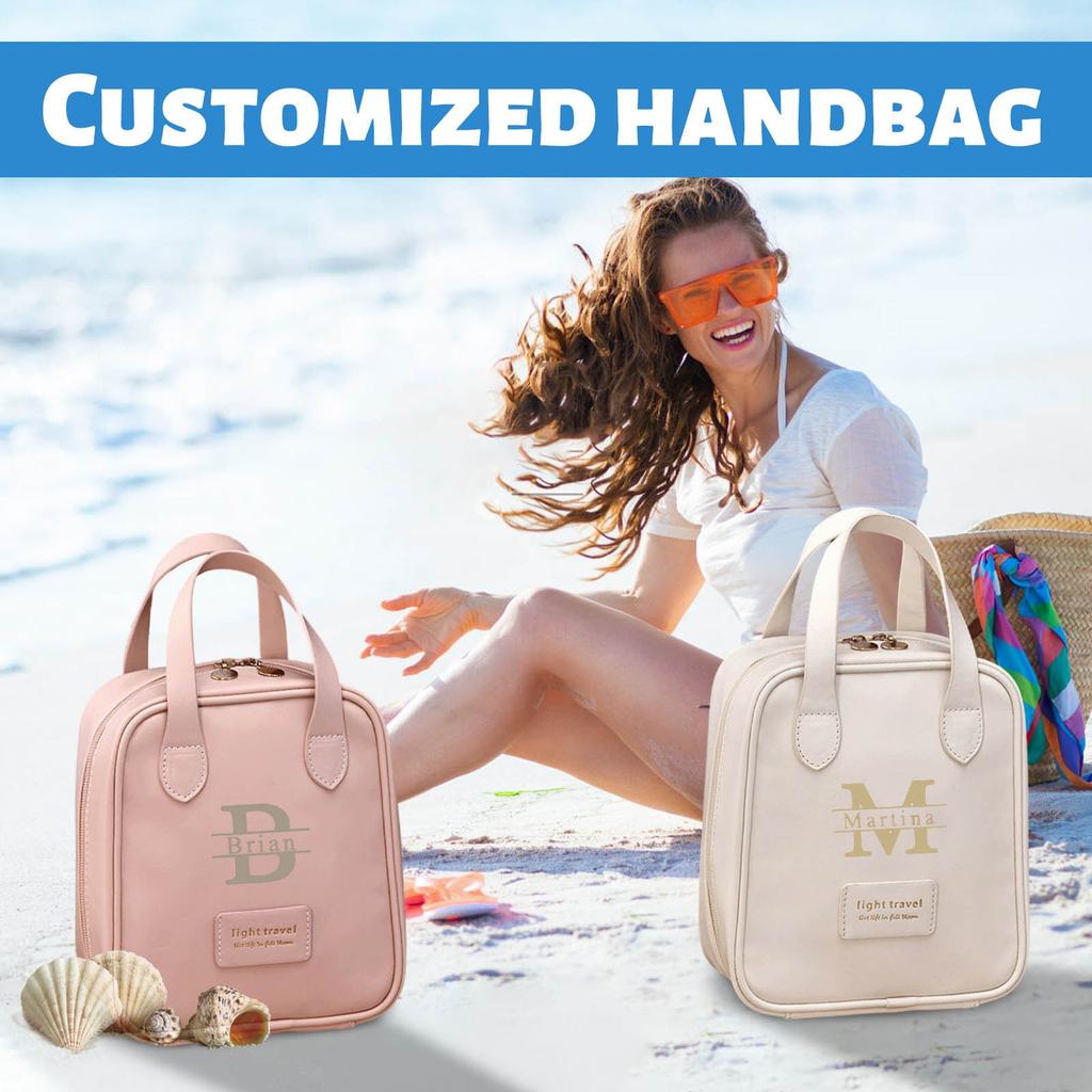 Персонализация - Персонализированная косметичка, Водонепроницаемая дорожная сумка для хранения большой вместимости