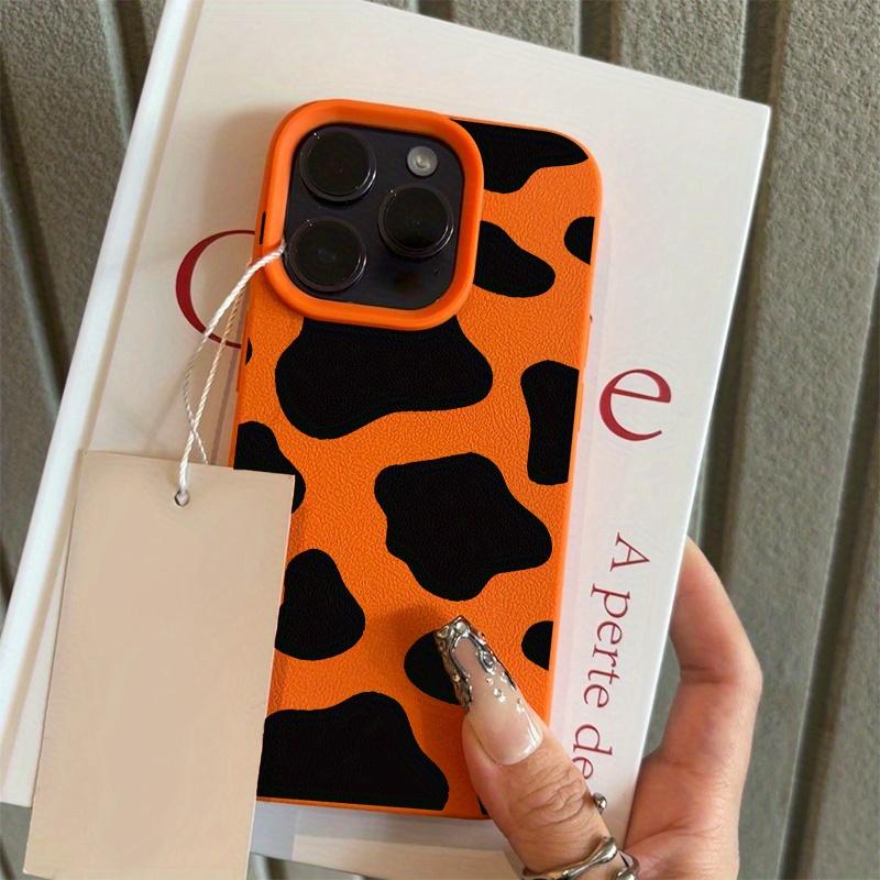 Мягкий чехол для телефона с принтом черной леопарды Для iPhone 16 15 14 13 12 11 17 Air Pro Max Чехол для iPhone XS Max X XR 16 Plus Funda