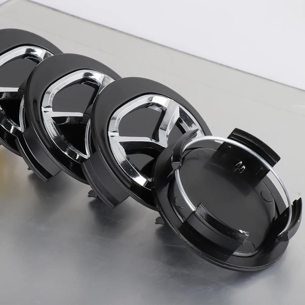 52/56/60mm Car Tire Center Hub Caps Emblem Covers for Mazda Atenza MX3 CX3 CX5 2 3 6 323 626 RX8 RX7 Protege Axela Speed