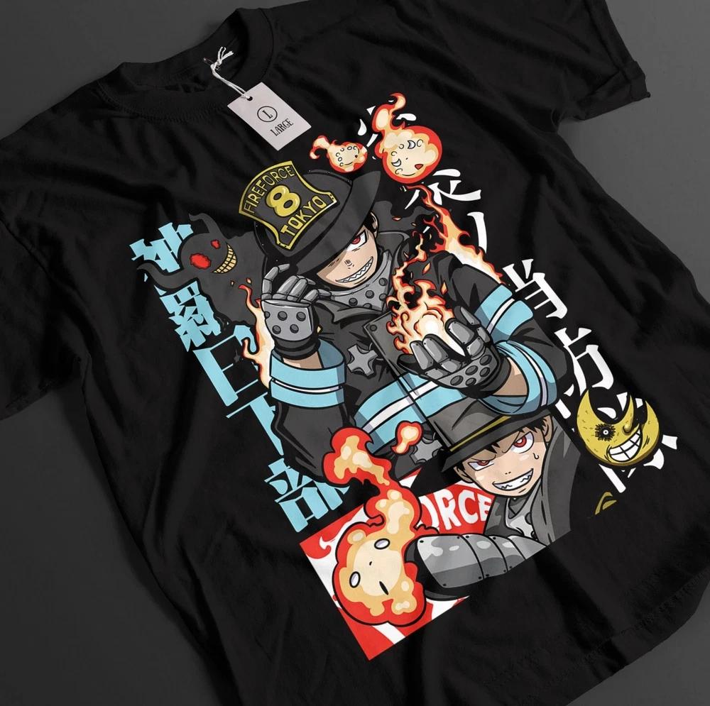 Fire Force Shirt Shinra Tshirt Arthur Tshirt Maki Top Tamaki Benimaru Anime Tee