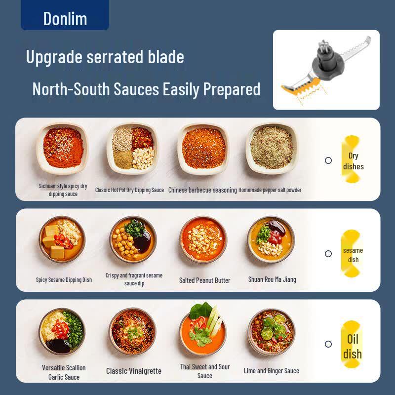 Donlim DL-5028 Multi-Function Food Processor CN plug (adapter included)