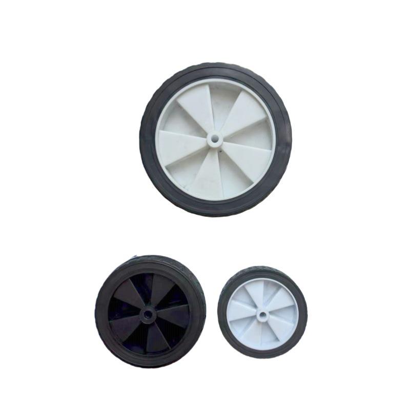 Camper Folding Car Wheels & Casters (5", 6", 8") - PVC Camping Car Accessories for Campsite